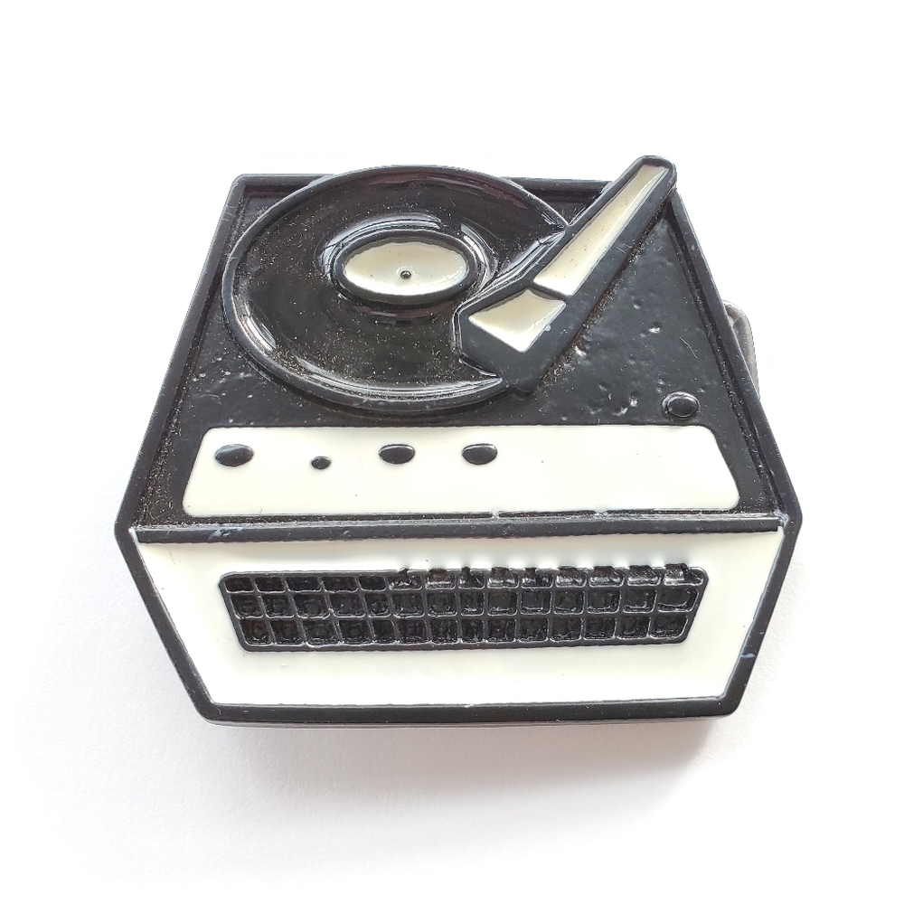 Genuine Mobtown Chicago Turntable Belt Buckle